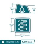 Кемпинговая палатка 2 Seconds - 3 человека - Fresh&Black Quechua - фото 2