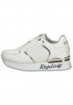 Кроссовки из искусственной кожи Replay, белый - фото 2