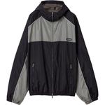 MIU MIU Куртка-бомбер с логотипом, Blue - фото