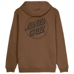 Худи Santa Cruz Tonal opus dot stripe, коричневый - фото 4