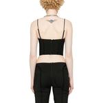 Топ Lara на шнуровке Misbhv, черный - фото 4