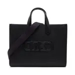 Кожаная сумка-шопер Michael Kors, черный - фото