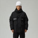 Пуховик унисекс черный Vision Street Wear - фото 3