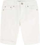 Джинсовые шорты-бермуды Calvin Klein для девочек, облегающие, эластичные, Whiteout/Cut Off - фото