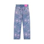Брюки Sp5der Vintage 501 Denim, AOP Pink Web - фото 2