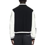 Куртка с аппликацией Lea Varsity Off-White, черный - фото 3