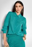 Блуза MADELEINE Button-down blouse, Petrol/Teal - фото 3