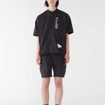And Wander Gramicci X Patchwork Wind Tee 'Black' - фото 5