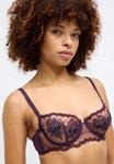 Бюстгальтер Simone Pérèle INTRIGUE HALF CUP , Fig/Dark Purple - фото 6