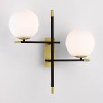 Настенный светильник Nova Luce Git, алюминий - 2 пламени - фото