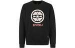 Толстовка мужская черная Evisu, черный - фото