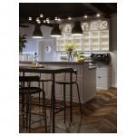 Барный стул YNGVAR IKEA, 75 см, антрацит - фото 5