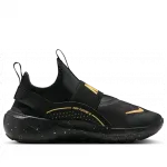 Кроссовки (PS) Nike Flex Runner 4 'Black Metallic Gold' - фото 6