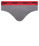 Трусы мужские Hugo Bodywear с контрастной резинкой, черный/серый - фото 4