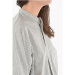 Серая хлопковая рубашка Woolrich, Gray - фото 3