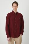 Льняная рубашка Medicine, бордовый - фото