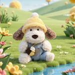 Плюшевая кукла Dog Catching A Bee With Ruby Dolls высотой 32 см JBBCN - фото 4