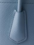 Prada маленькая сумка-тоут Double Saffiano, синий - фото 6