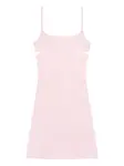 Платье мини с вырезами Courreges, розовый - фото