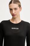 Тренировочный лонгслив Calvin Klein Performance, черный - фото 4