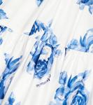 Платье Adele с цветочным принтом Monnalisa, белый - фото 3