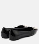 Балетки Trompette из лаковой кожи Roger Vivier, черный - фото 3