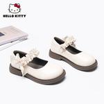 Детские кожаные кроссовки Anti Kick Low Top Hello Kitty, Apricot - фото 3