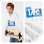 Детская толстовка Lee, серо-фиолетовый - фото 6