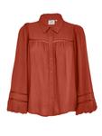 Блуза Peppercorn Babro, цвет Rusty red - фото