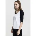 Футболка Urban Classics S Raglan 2.0 3/4 sleeve, белый - фото 2