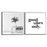 Фрески Reinders Set Vintage (2 шт), черный - фото