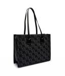 Сумка-шоппер женская Karl Lagerfeld с принтом, черный - фото 4