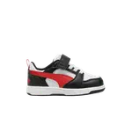 Кроссовки Puma Rebound V6 Low Toddler White Black Red, белый - фото