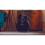 Акустически-электрическая гитара Taylor 214ce BLK Plus Grand Auditorium, черная - фото