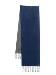 Шарф с нашивкой-логотипом D4.0, синий - фото