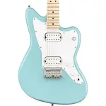 Squier Mini Jazzmaster HH, гриф из клена, Daphne Blue - фото 11