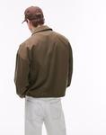 Куртка Topman harrington цвета хаки - фото 2