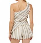 Асимметричный топ-шарф бежевый Needii - фото 3