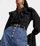 Плетеный ремень Pegaso Etro, Nero - фото 2