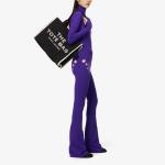 Большая жаккардовая большая сумка Marc Jacobs, черный - фото 3