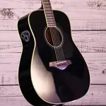 Акустическая гитара Yamaha FG-TABL Trans | Черная - фото 4