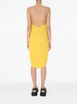 Платье мини без рукавов Rick Owens, желтый - фото 3