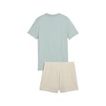 Футболка и шорты Essentials No.1 Logo для девочек PUMA Modern Mint Green - фото 5