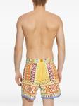 Шорты для плавания с принтом ETRO, желтый - фото 3