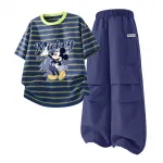 Детская спортивная футболка с круглым вырезом Disney, hello синий золото+dihu long hook-and-loop sea mist фиолетовый - фото 3