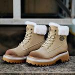 Ботинки женские Dickies меховые, хаки - фото 7