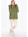 Женское пальто оливкового цвета Usha - фото 2
