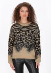 Джемпер faina Jumper, Camel Black/Camel - фото