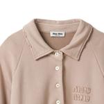 Толстовка женская Miu Miu, песочный - фото 4