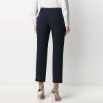 Кроп брюки Cigarette Alexander McQueen, черный - фото 4